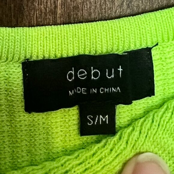 VICI - Daniella Ribbed Crop Tank - Lime Green - Picture 3 of 5